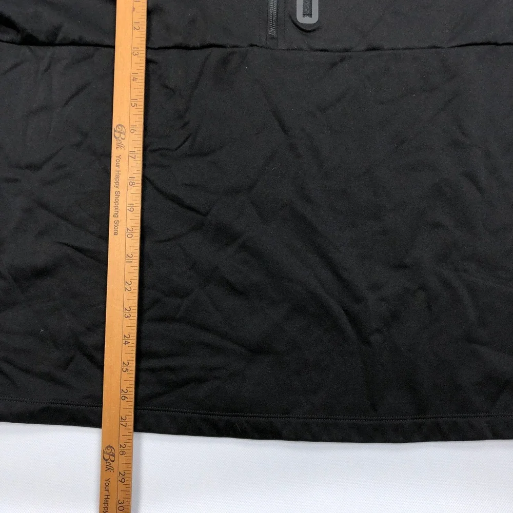 The North Face Mens Black Quarter Zip Fleece Pullover XXL